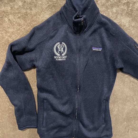 Patagonia Jacket Womens XS Navy Blue Full Zip Knit Fleece Better Sweater Pockets - Picture 1 of 11